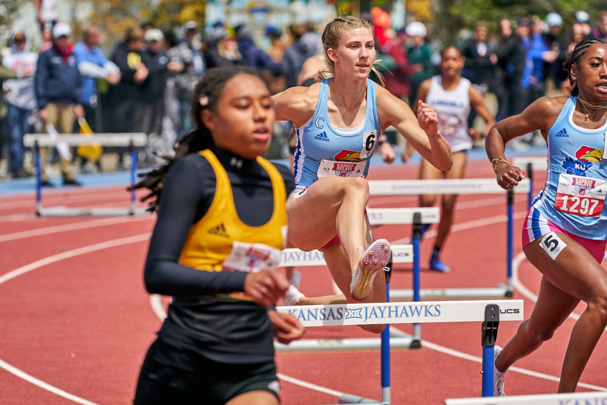 Photo Gallery Wideranging KU track and field action on Kansas Relays